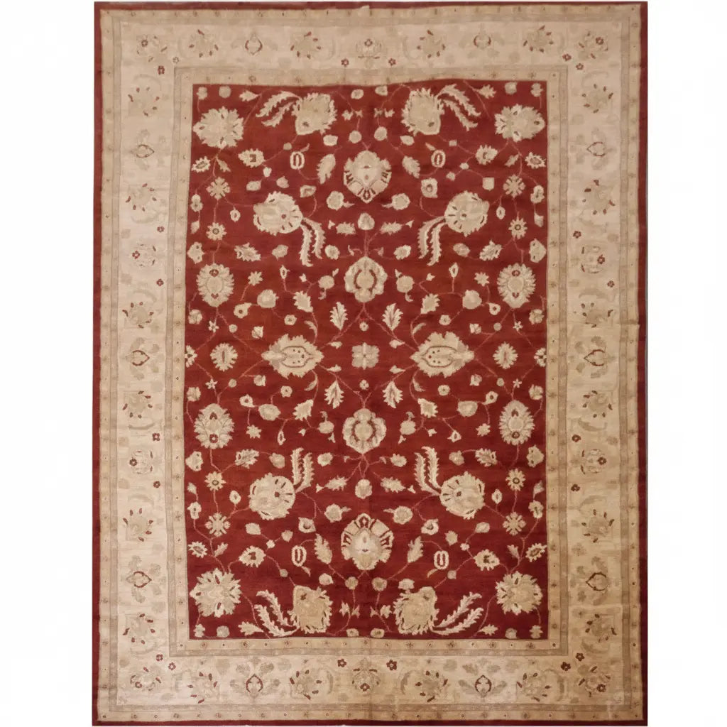 One Of The Kind Afghani Hand-Knotted Rug 16'1" x 11'1" zandirugs